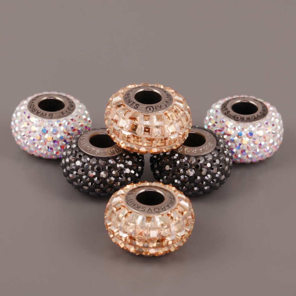 Swarovski komponenty korálky ve stylu Pandora